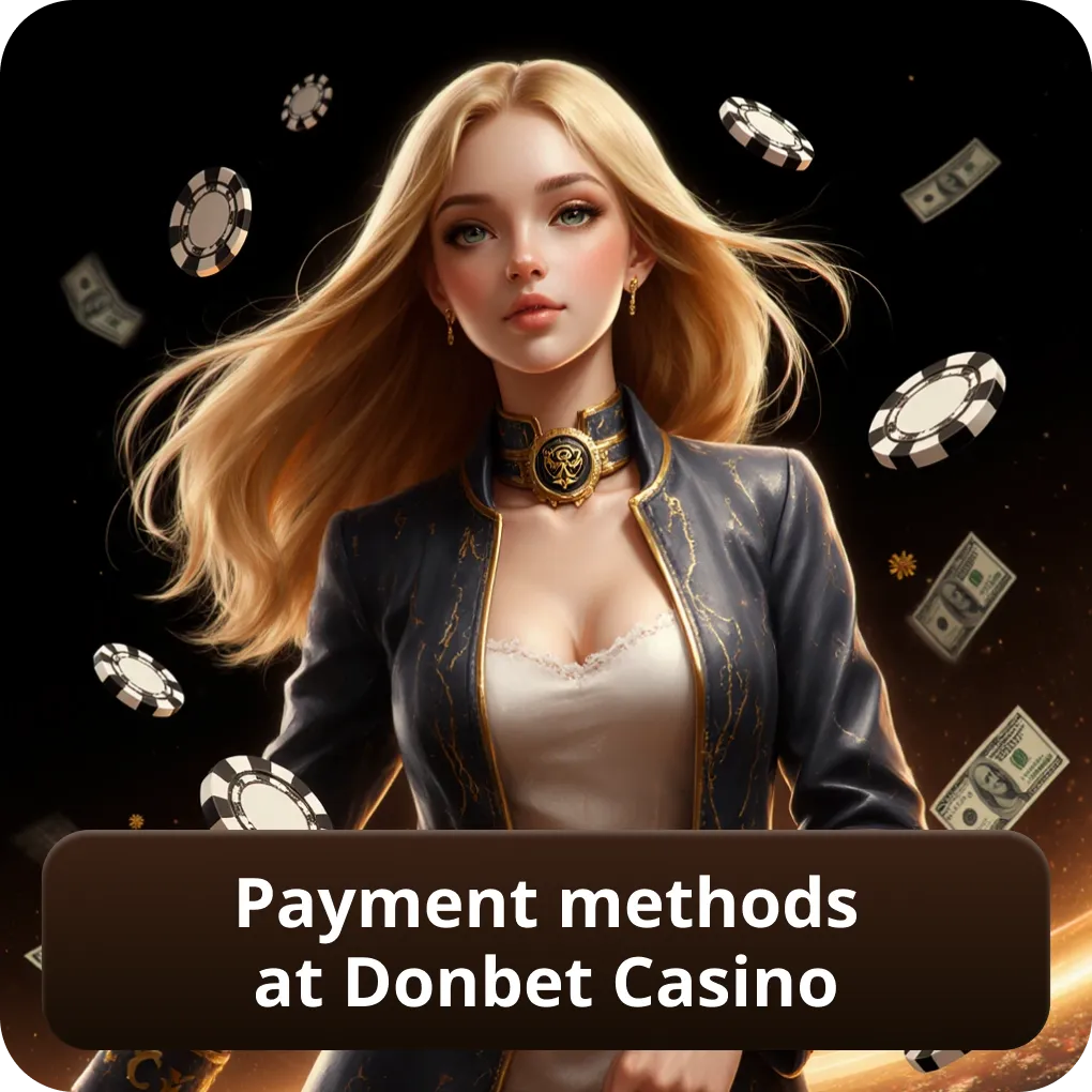 Payment methods at Donbet Casino