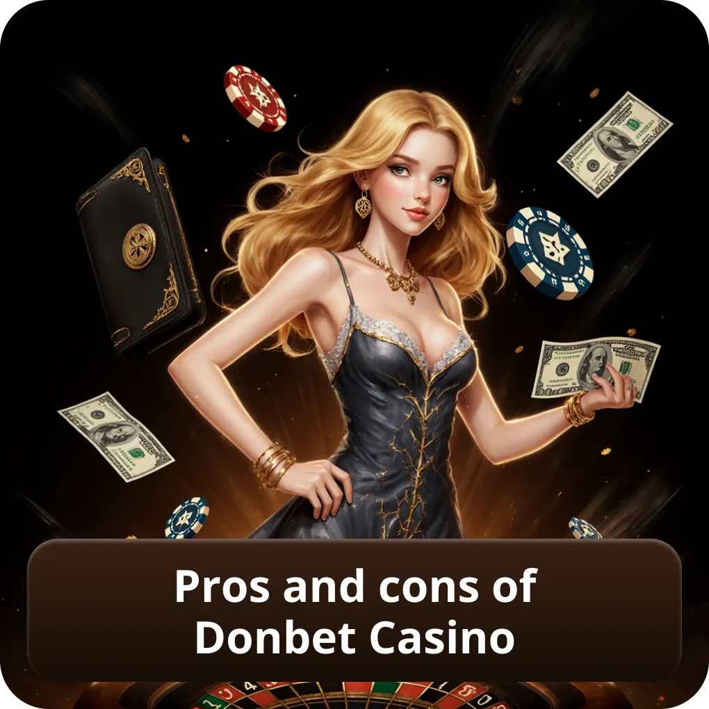 Pros and cons of Donbet Casino