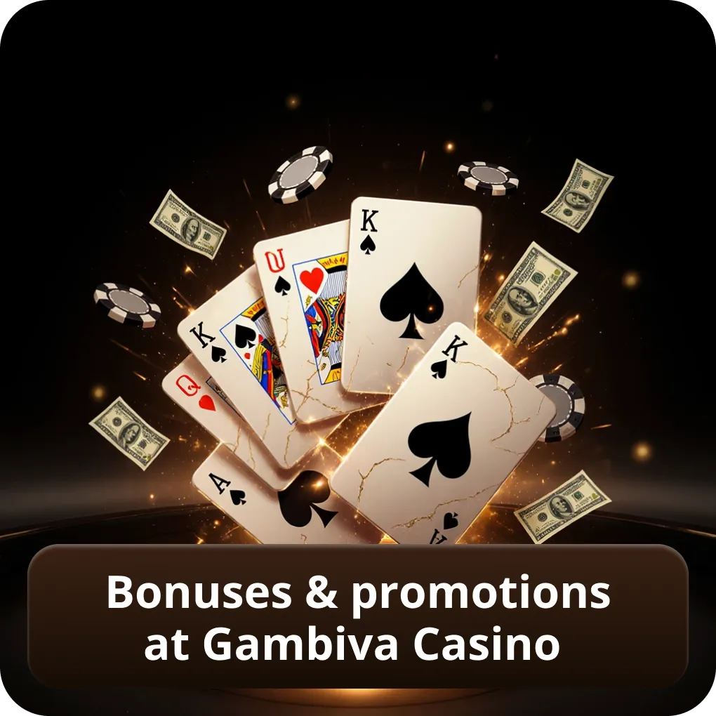 Bonuses & promotions at Gambiva Casino
