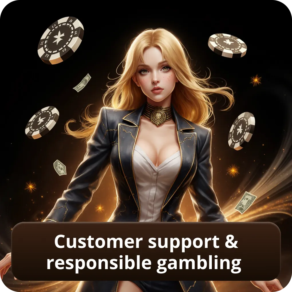 Customer support & responsible gambling