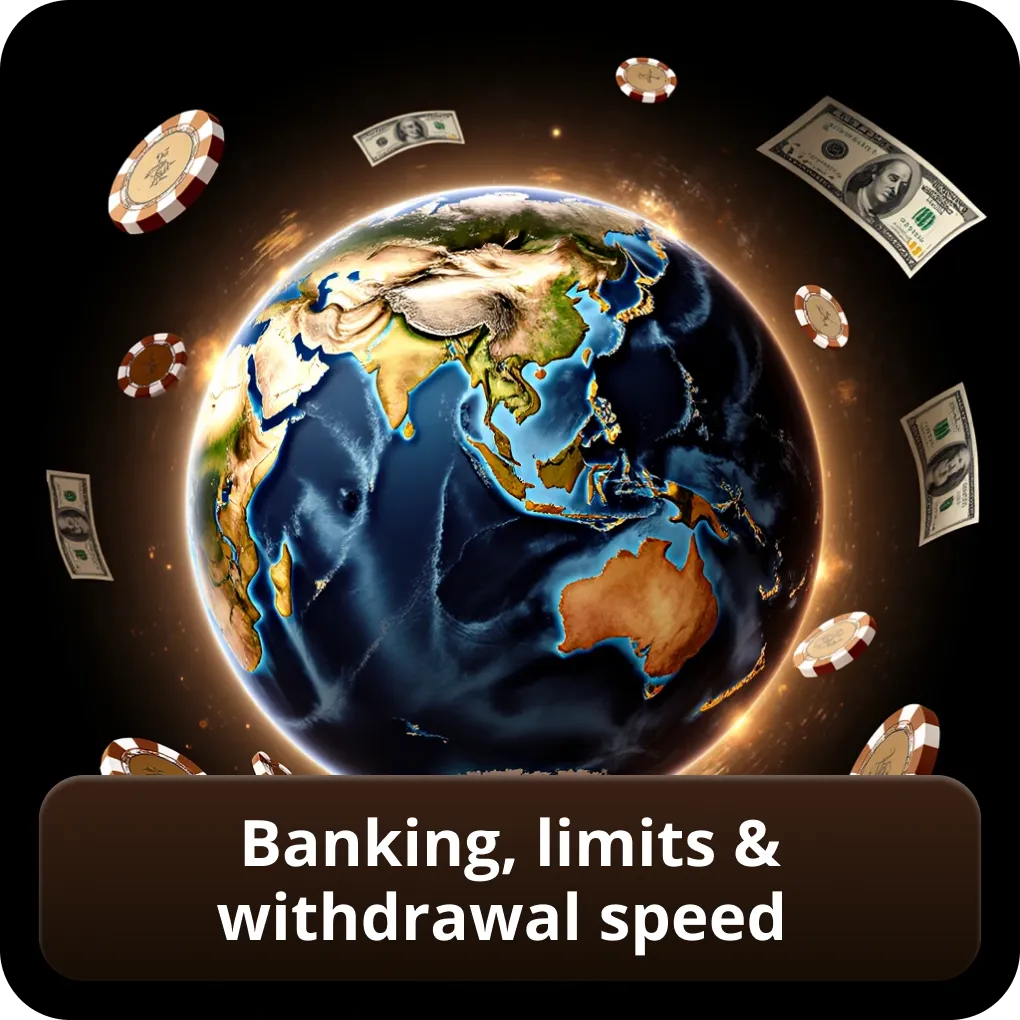 Banking, limits & withdrawal speed