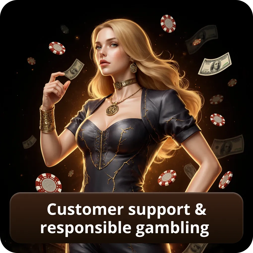 Customer support & responsible gambling